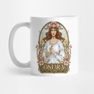 Vintage Blessed Ostara Mug